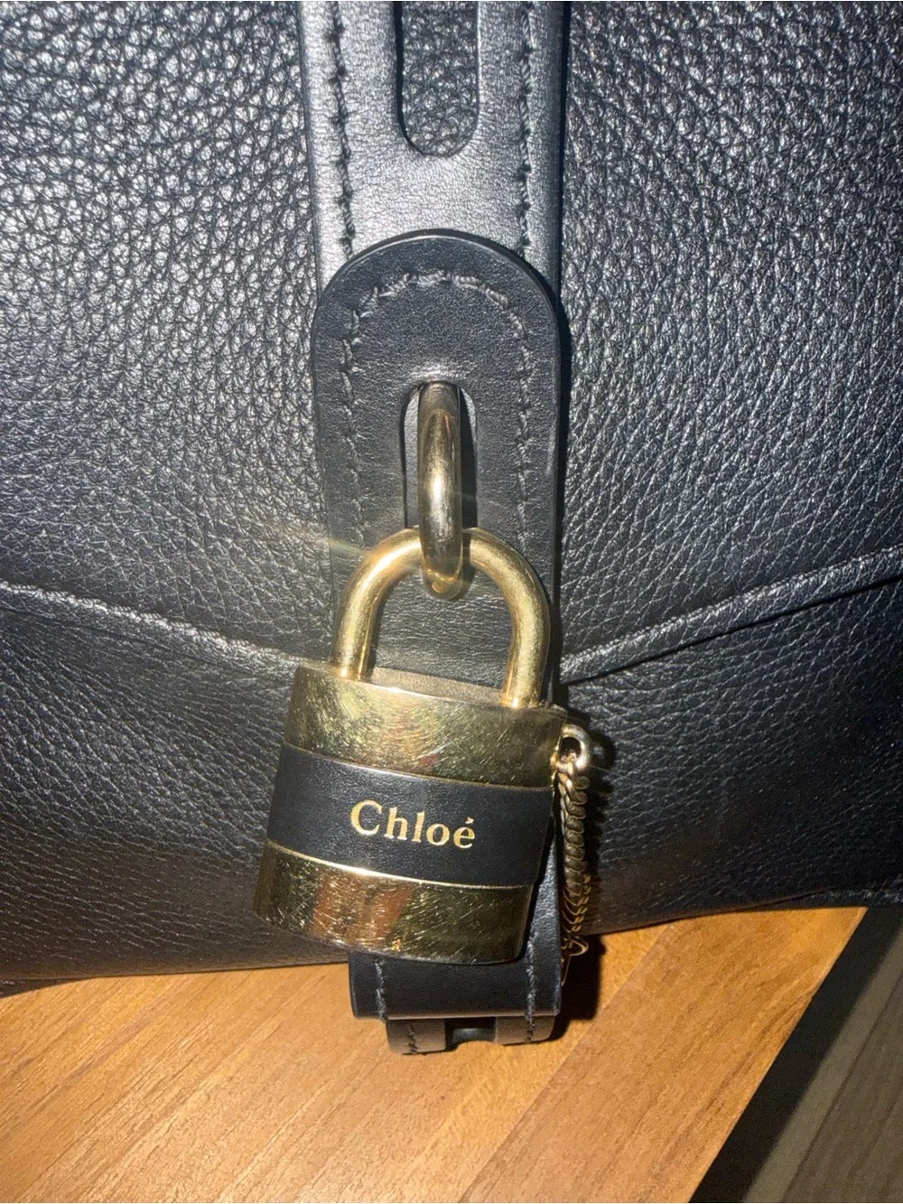 Chloé Medium Aby Day Bag with signature Padlock